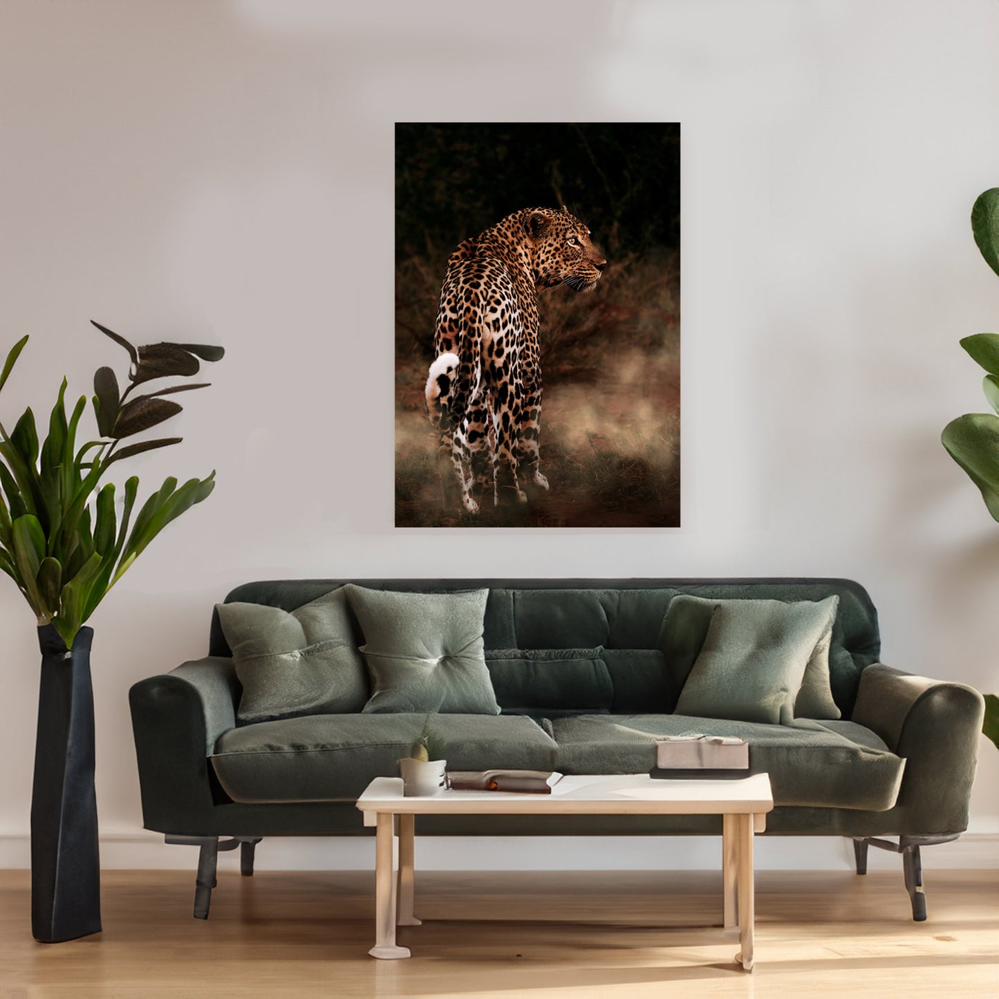 In the tracks of the Leopard - African Wildlife Photography Print
