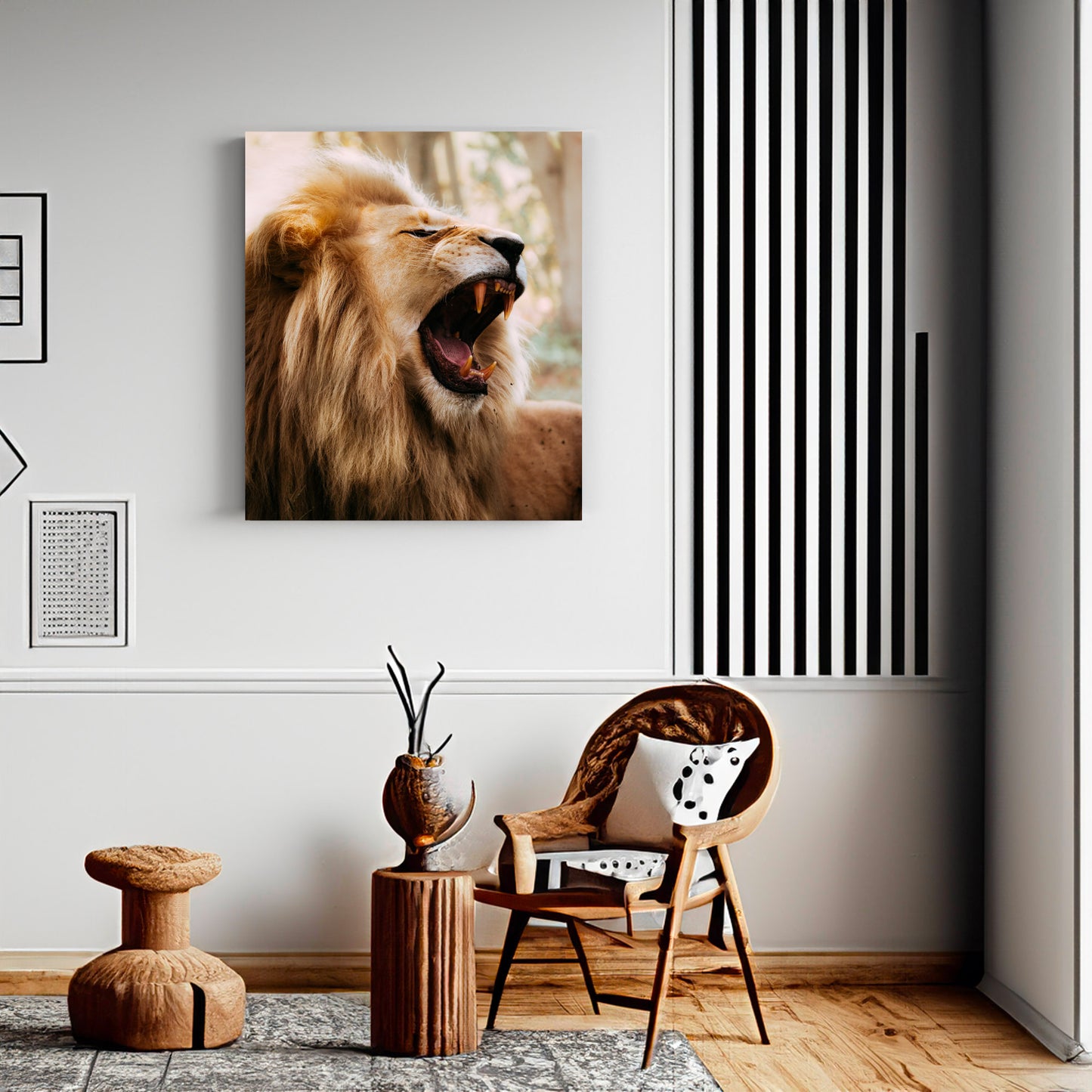 Lion's roar - African Wildlife Photography Print