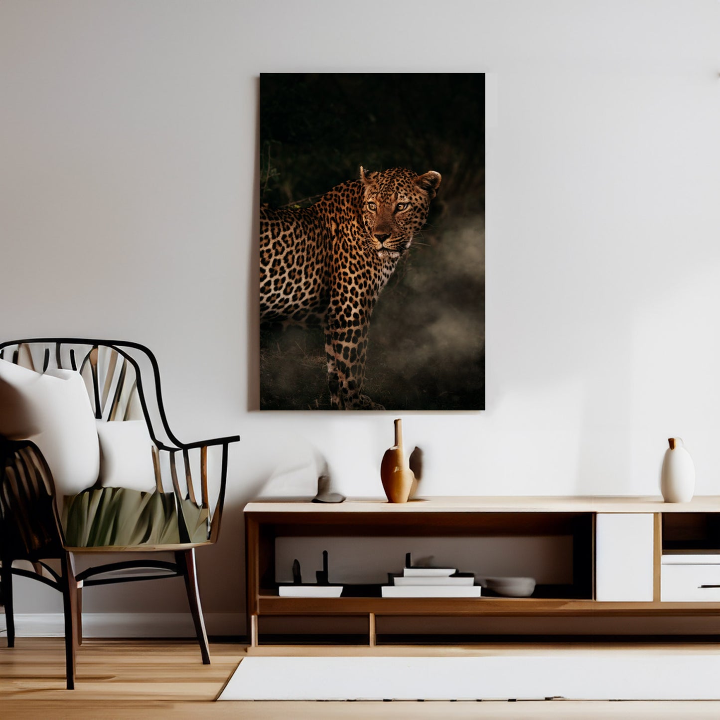 Leopard in Golden light - African Wildlife Photography Print