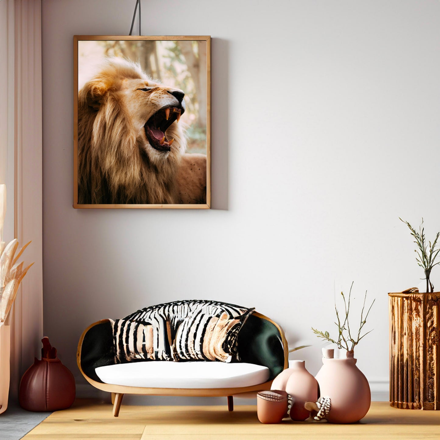 Lion's roar - African Wildlife Photography Print