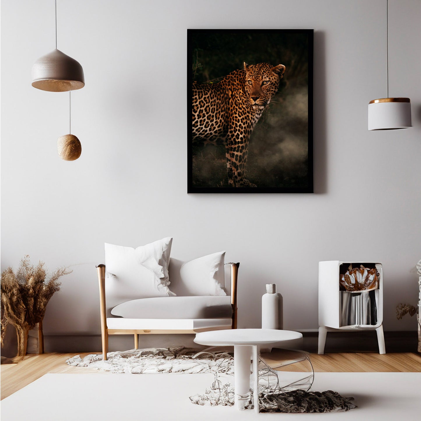 Leopard in Golden light - African Wildlife Photography Print