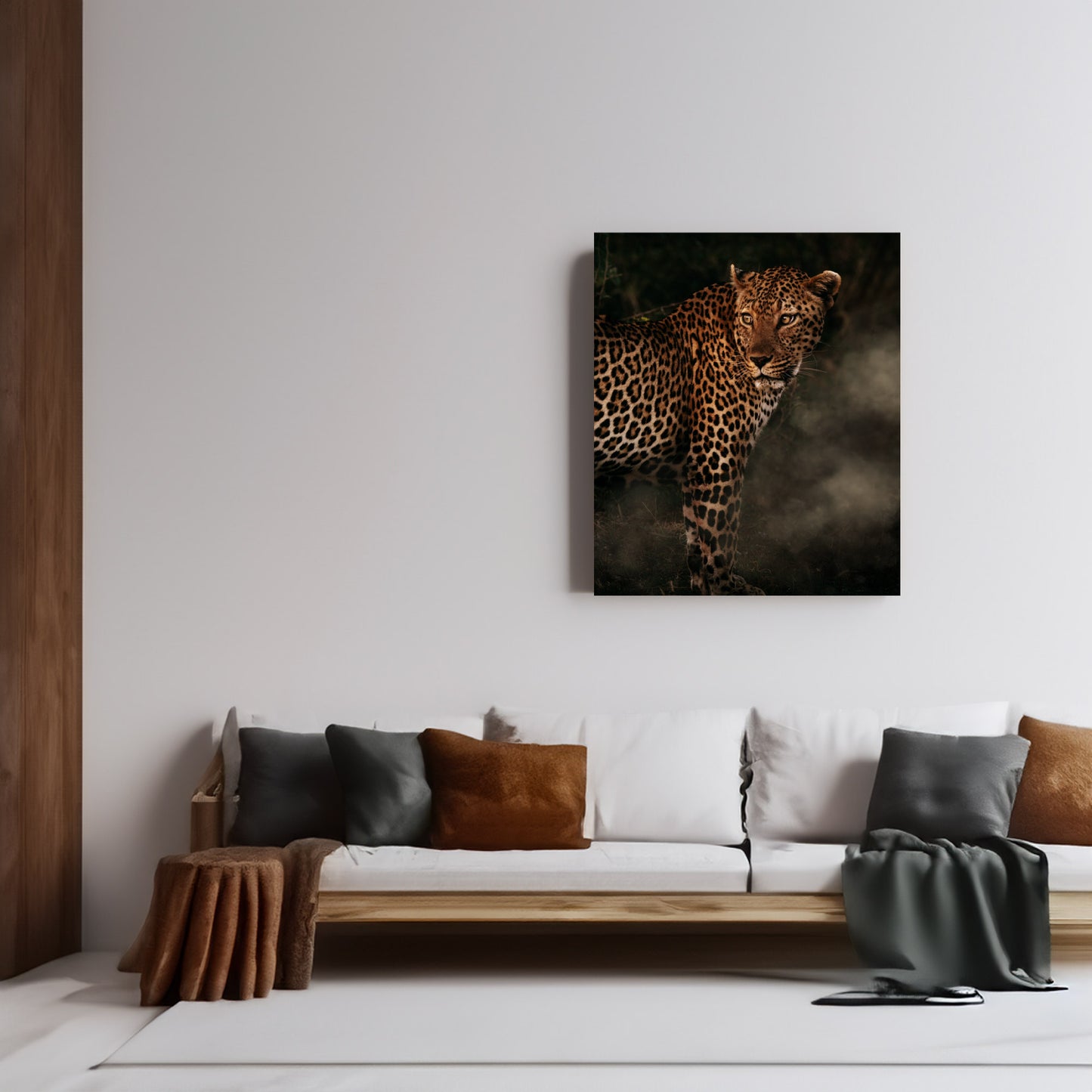 Leopard in Golden light - African Wildlife Photography Print